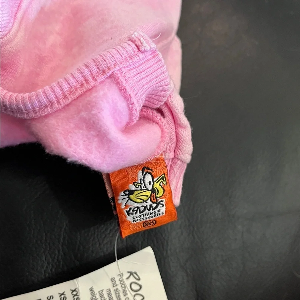 Doggy Pink 'Rock Star' Hooded Sweatshirt